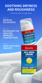 Blorfo 40% Urea Cream with 2% Salicylic Acid - Intensive Moisturizing & Exfoliating Formula for Calluses & Dry Skin - 3.52oz