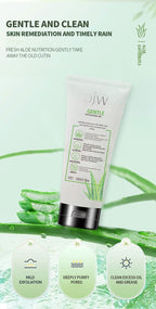 Deep Clean Pores & Brighten Skin! OJW Gentle Exfoliator with Shea Butter  For Face/Body, 3.38oz