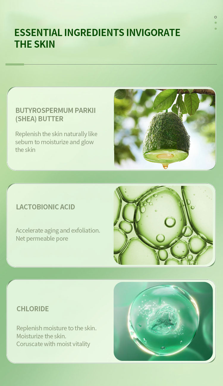 Deep Clean Pores & Brighten Skin! OJW Gentle Exfoliator with Shea Butter  For Face/Body, 3.38oz