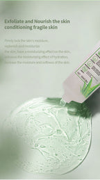 Deep Clean Pores & Brighten Skin! OJW Gentle Exfoliator with Shea Butter  For Face/Body, 3.38oz