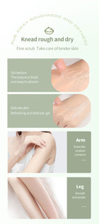 Deep Clean Pores & Brighten Skin! OJW Gentle Exfoliator with Shea Butter  For Face/Body, 3.38oz