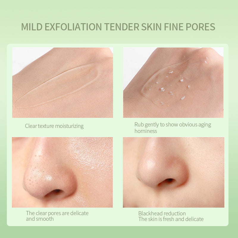 Deep Clean Pores & Brighten Skin! OJW Gentle Exfoliator with Shea Butter  For Face/Body, 3.38oz