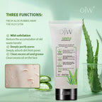 Deep Clean Pores & Brighten Skin! OJW Gentle Exfoliator with Shea Butter  For Face/Body, 3.38oz