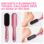 Washable & Reusable Pedicure Kit Hard Skin Remover Nano Glass Foot File - Foot CallusRemover, Durable Foot Scrubber, Dead SkinRemover, Hygienic Pedicure Tool, Long Lasting Foot Buffer, Soft Smooth Feet  Pink