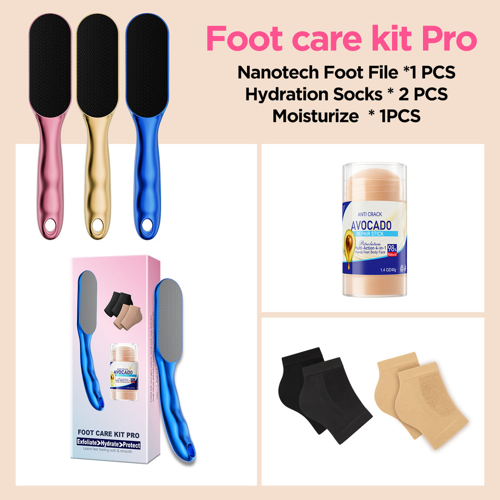 Washable & Reusable Pedicure Kit Hard Skin Remover Nano Glass Foot File - Foot CallusRemover, Durable Foot Scrubber, Dead SkinRemover, Hygienic Pedicure Tool, Long Lasting Foot Buffer, Soft Smooth Feet  Pink