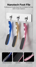 Washable & Reusable Pedicure Kit Hard Skin Remover Nano Glass Foot File - Foot CallusRemover, Durable Foot Scrubber, Dead SkinRemover, Hygienic Pedicure Tool, Long Lasting Foot Buffer, Soft Smooth Feet  Pink